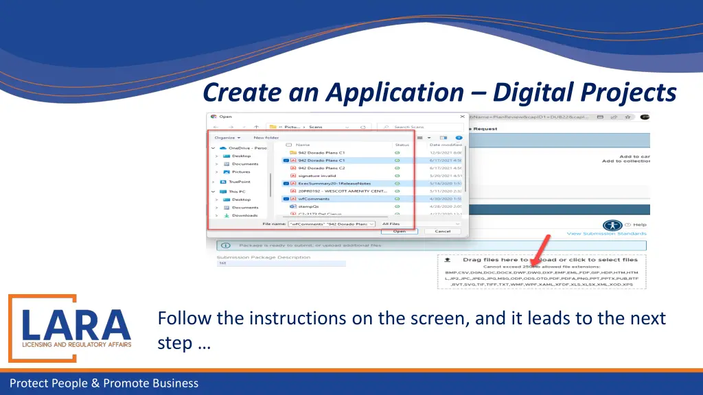 create an application digital projects 1