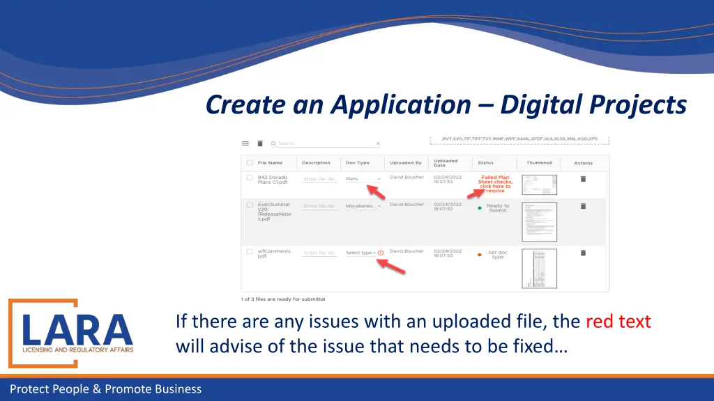 create an application digital projects 3