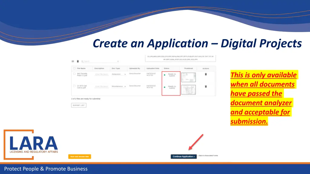 create an application digital projects 5