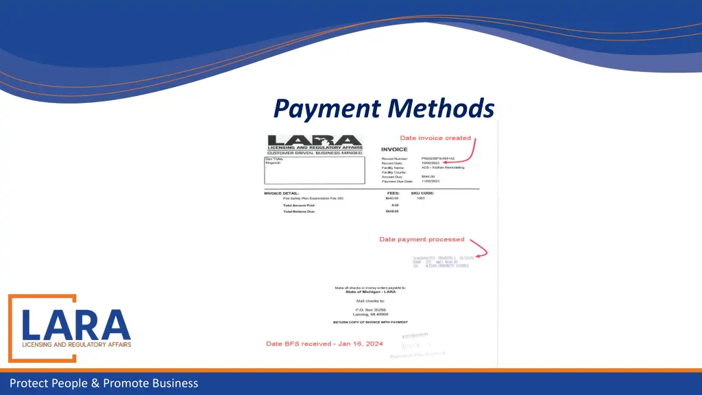 payment methods