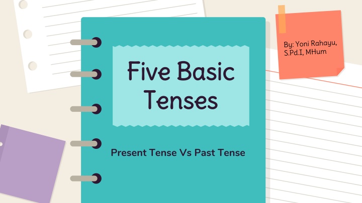 five basic five basic tenses tenses