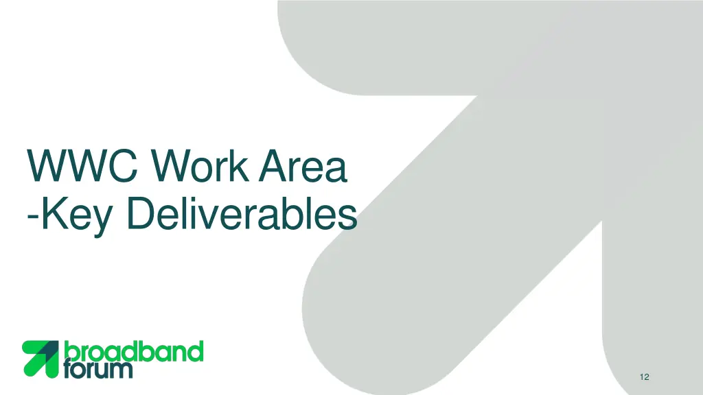 wwc work area key deliverables