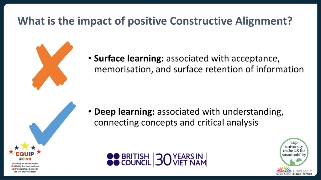 what is the impact of positive constructive