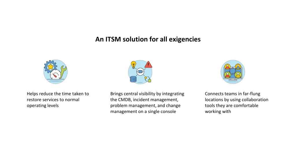 an itsm solution for all exigencies