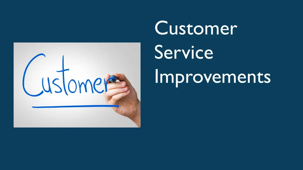 customer service improvements