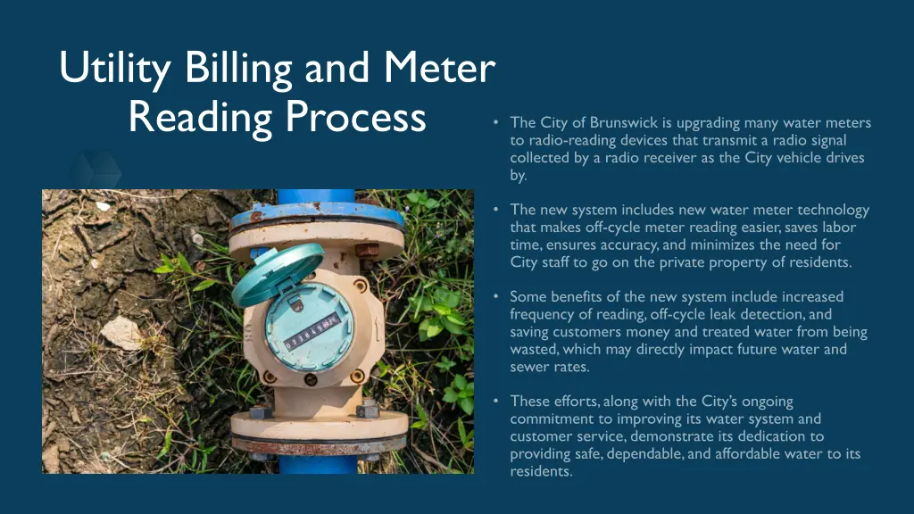 utility billing and meter reading process