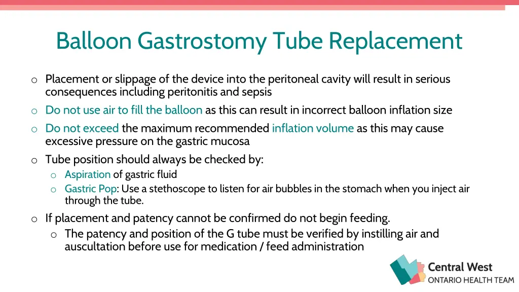 balloon gastrostomy tube replacement 1