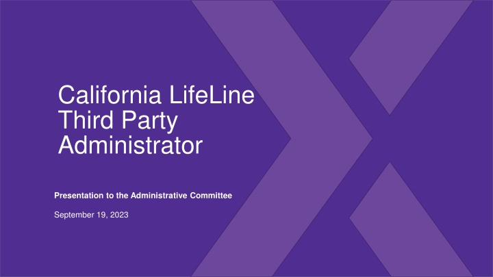 california lifeline third party administrator