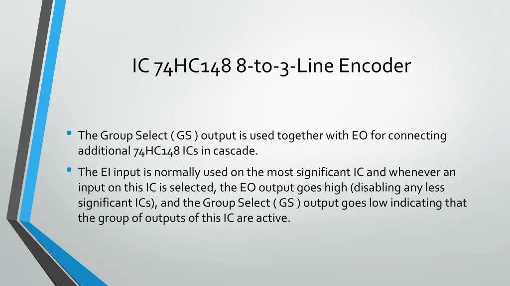 ic 74hc148 8 to 3 line encoder 1