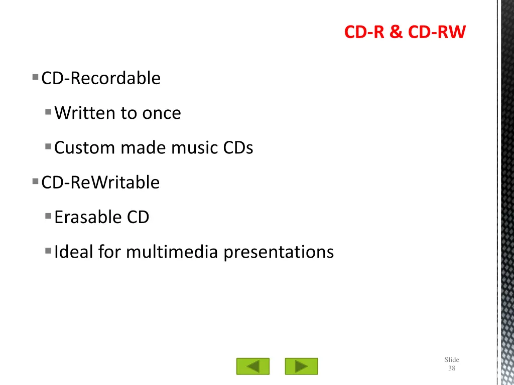 cd r cd rw