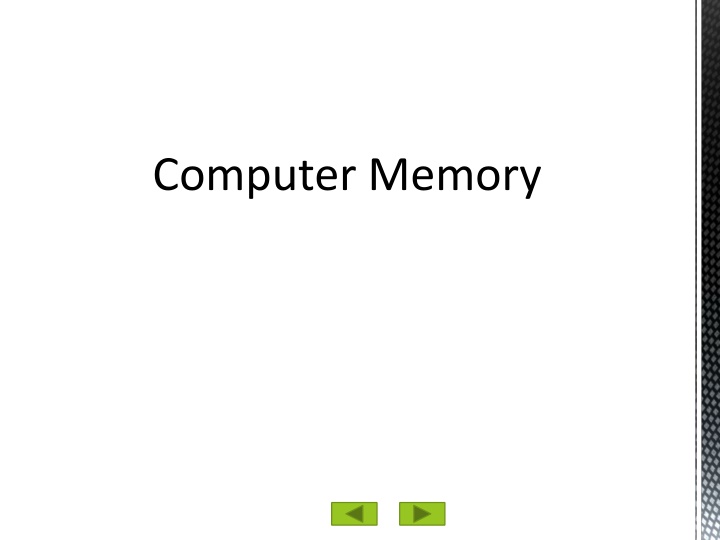 computer memory