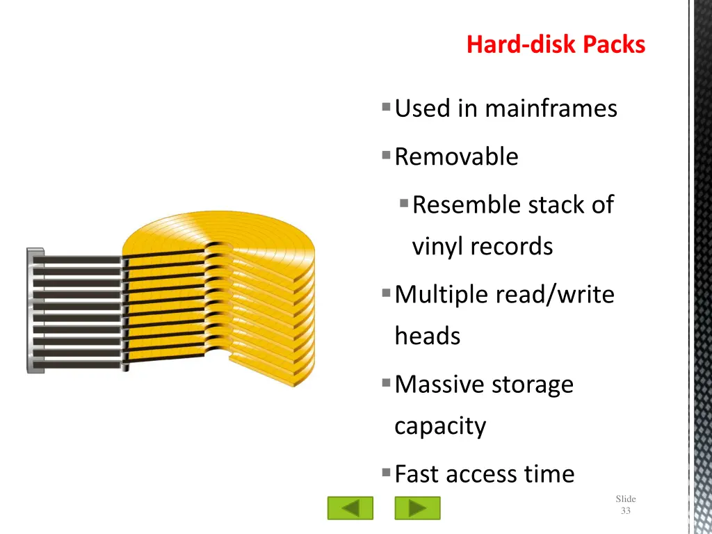 hard disk packs