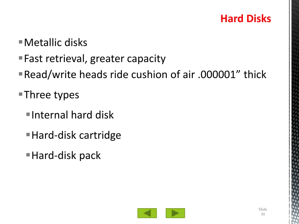 hard disks