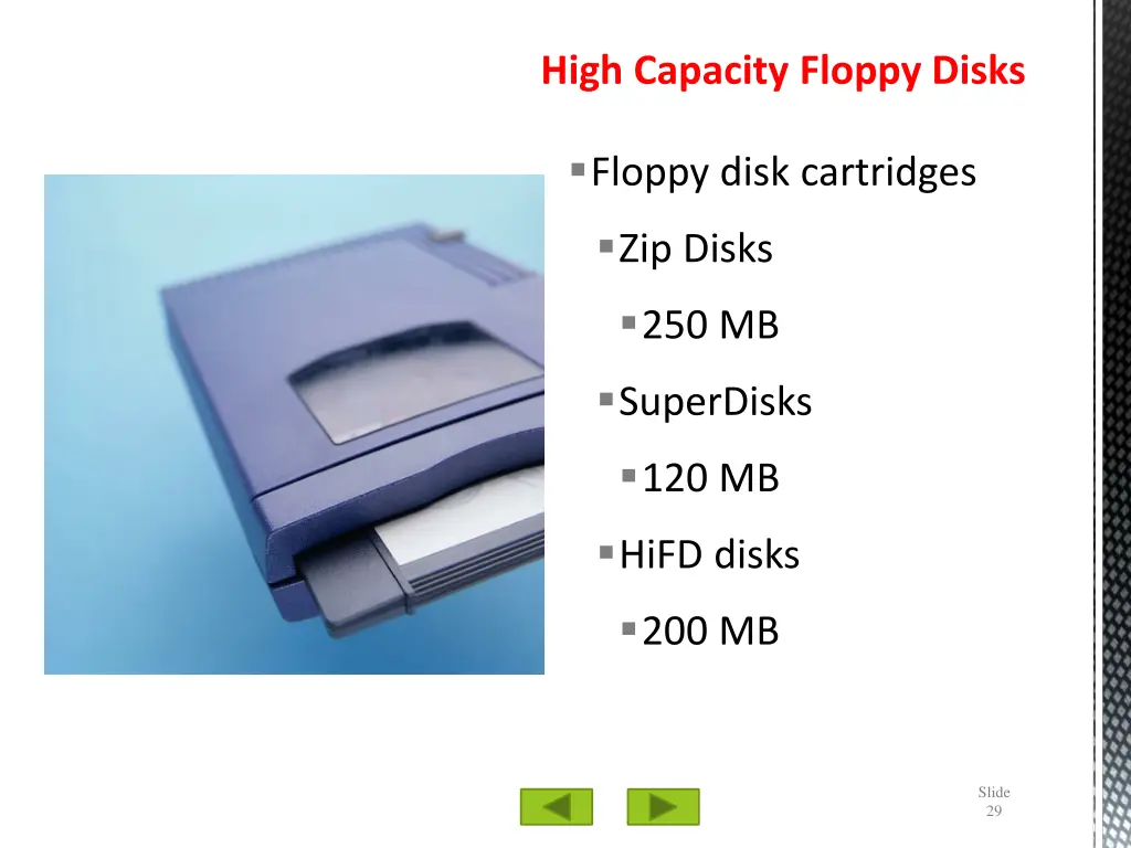 high capacity floppy disks