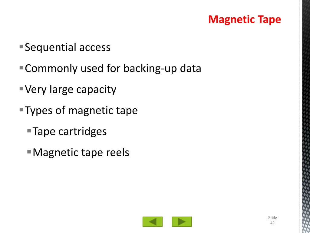 magnetic tape