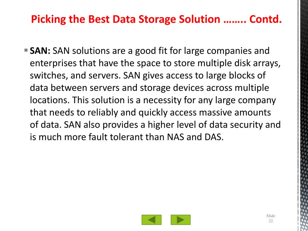 picking the best data storage solution contd 1