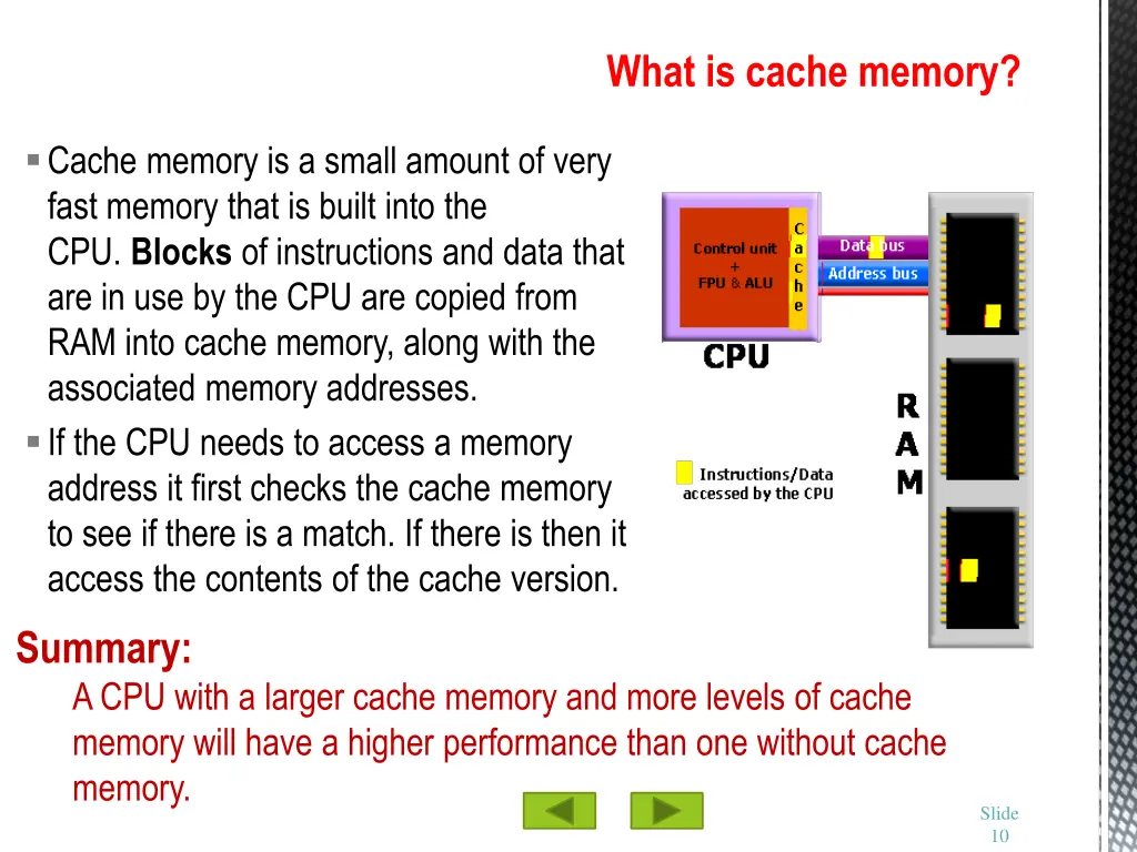 what is cache memory