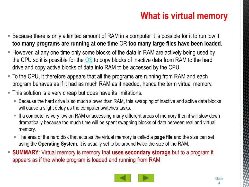 what is virtual memory