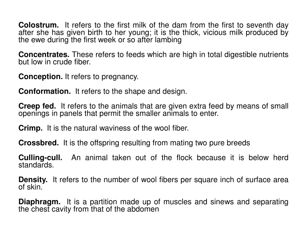 colostrum it refers to the first milk