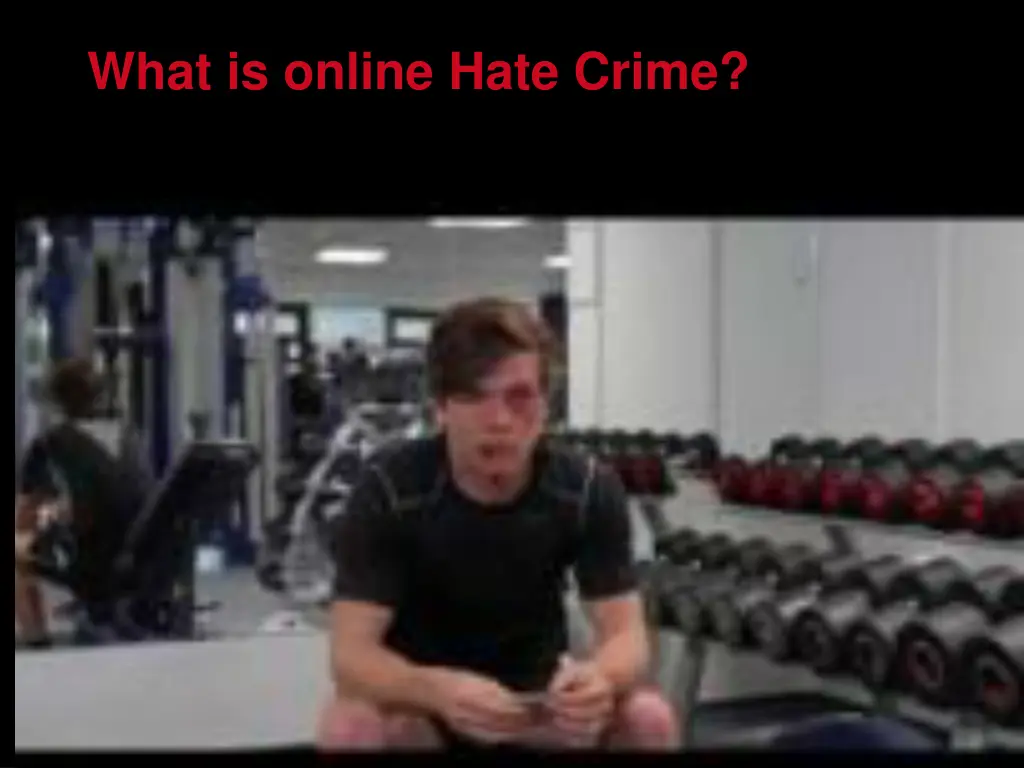 what is online hate crime