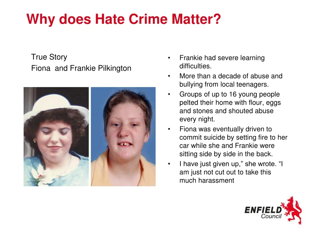 why does hate crime matter 1