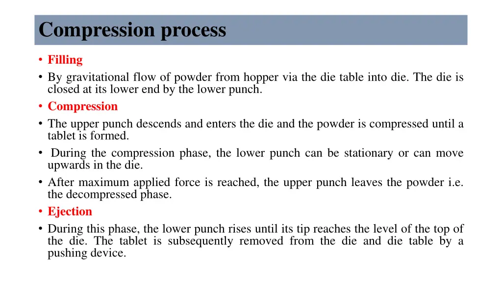 compression process