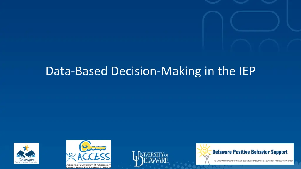 data based decision making in the iep