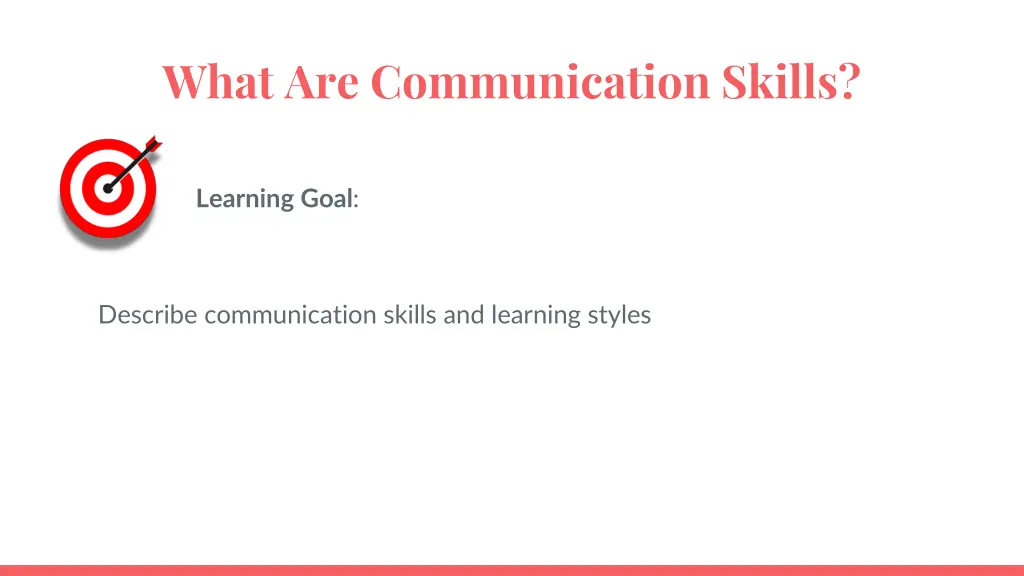 what are communication skills