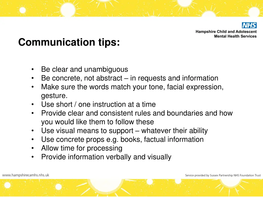 communication tips