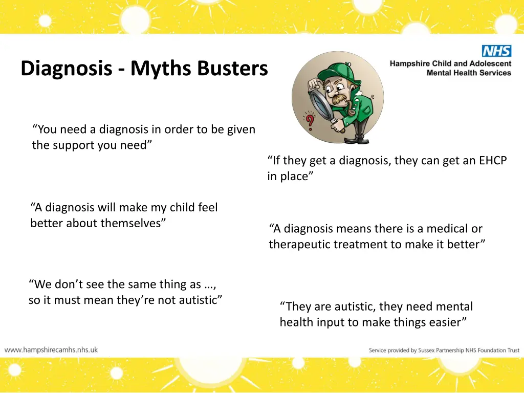 diagnosis myths busters