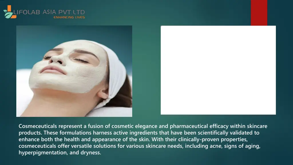 cosmeceuticals represent a fusion of cosmetic