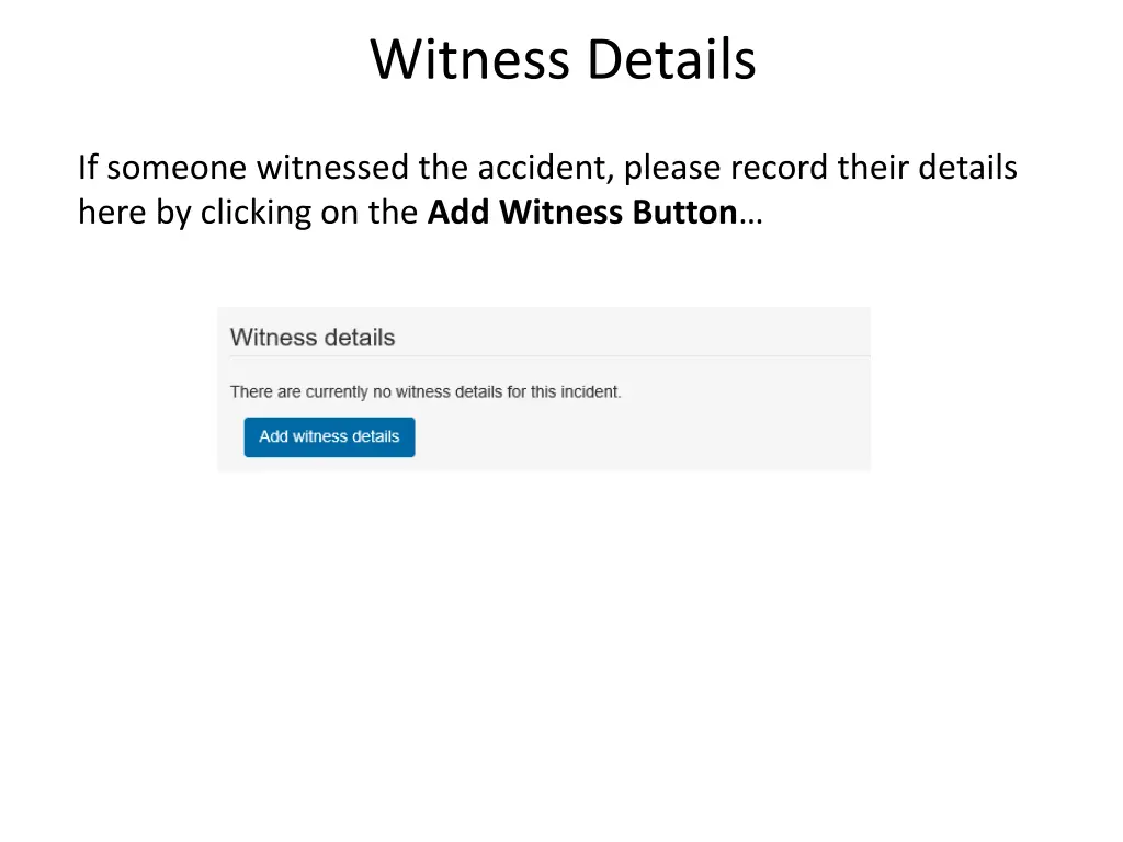 witness details