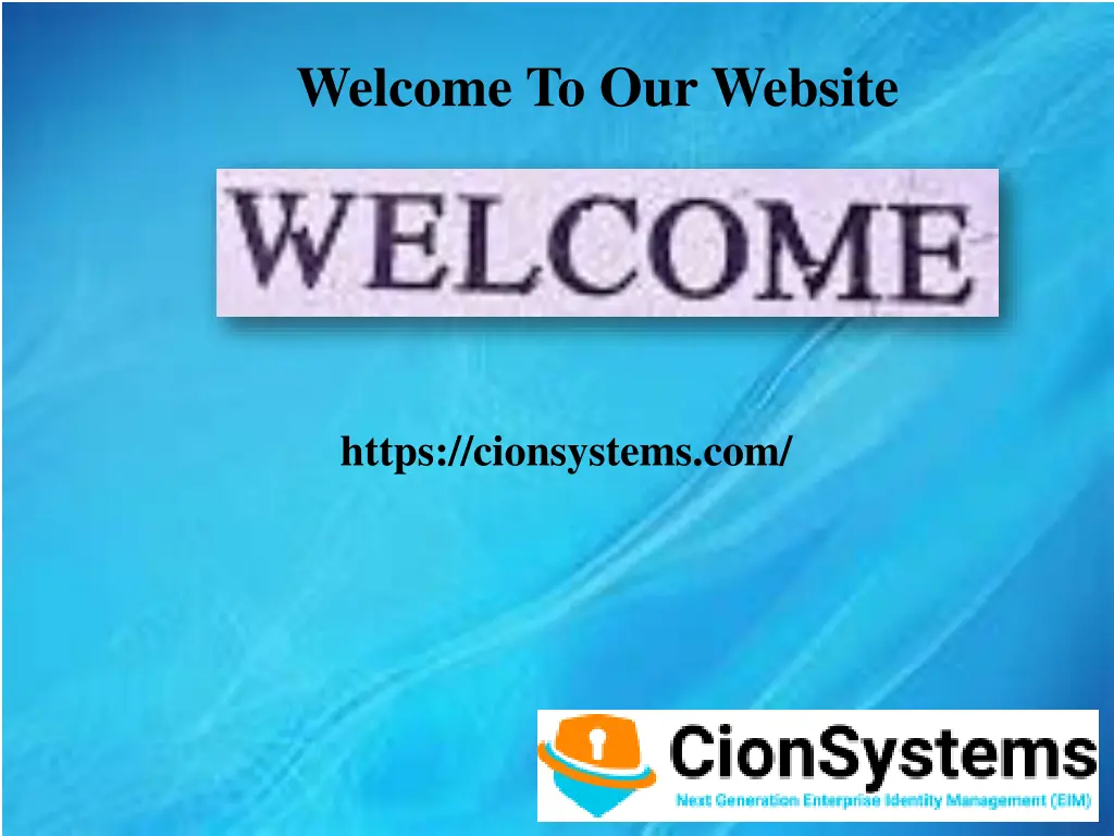 welcome to our website