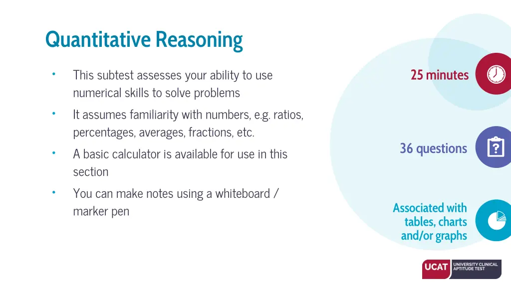 quantitative reasoning numerical skills to solve