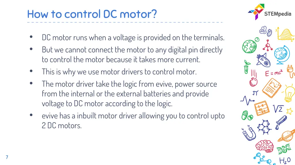 how to control dc motor