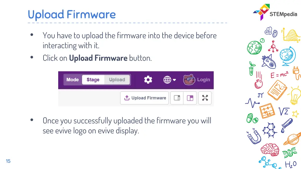 upload firmware