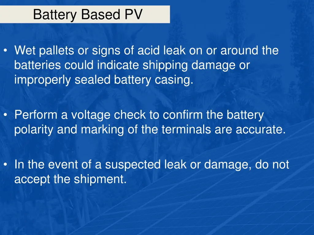 battery based pv 12