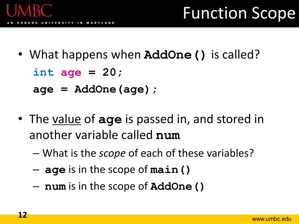 function scope