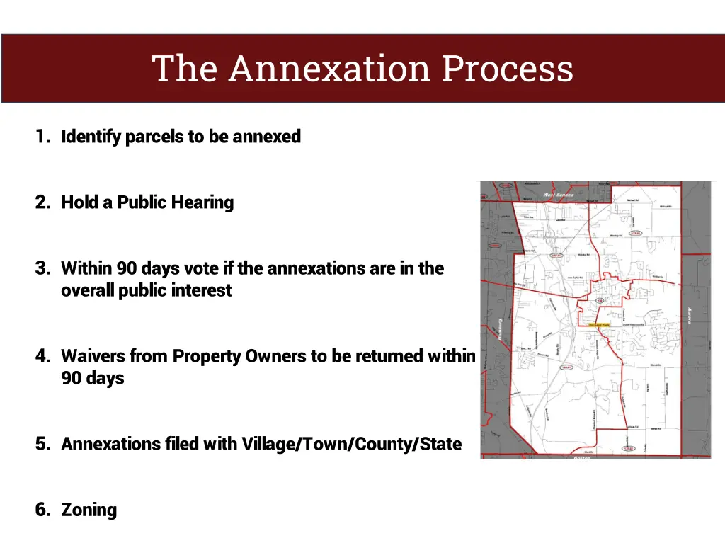 the annexation process