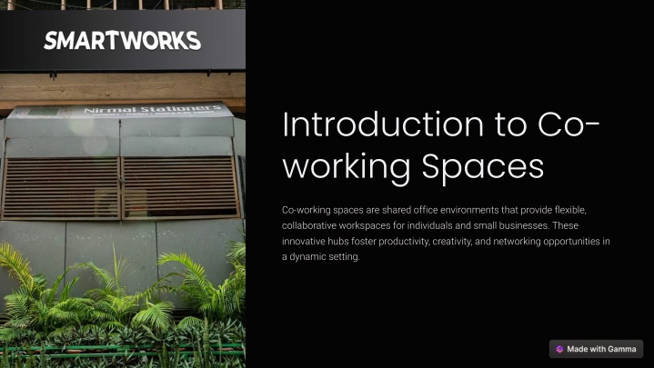 introduction to co working spaces