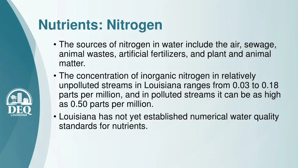 nutrients nitrogen