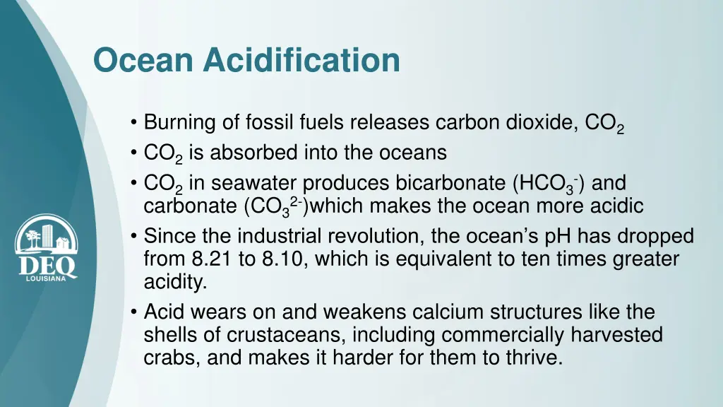 ocean acidification