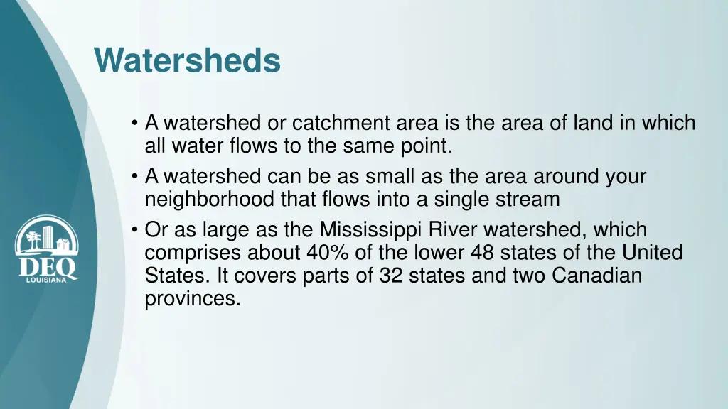 watersheds