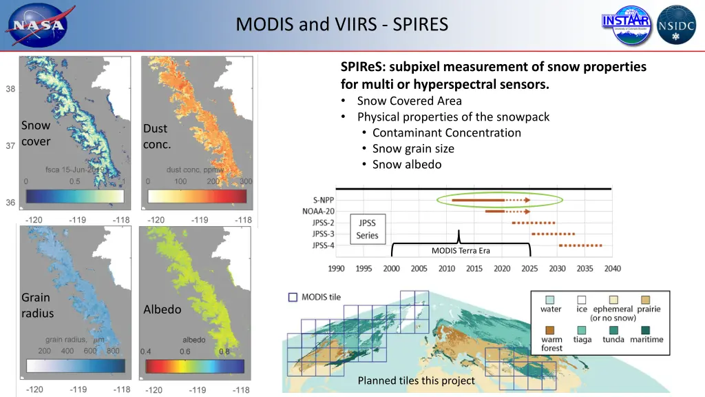 modis and viirs spires