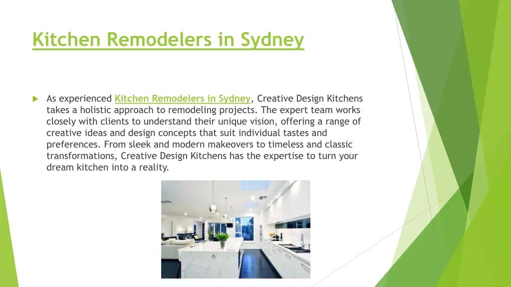 kitchen remodelers in sydney