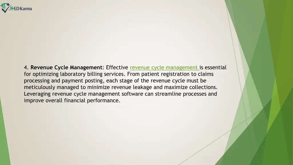 4 revenue cycle management effective revenue