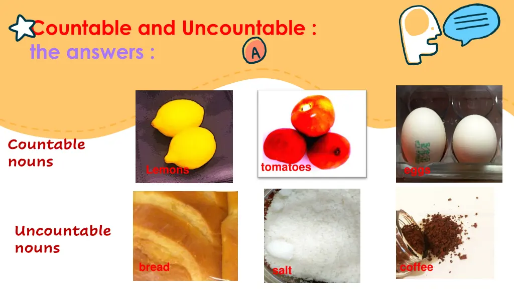 countable and uncountable the answers