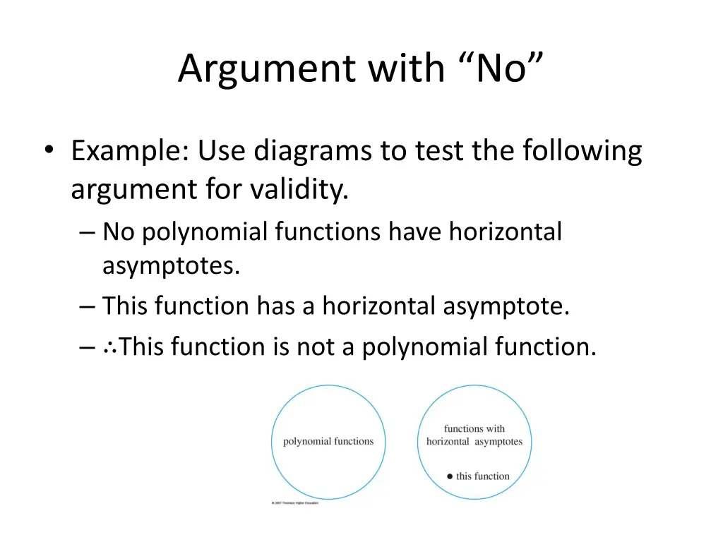 argument with no