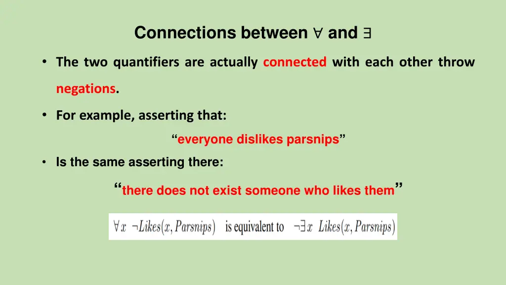 connections between and