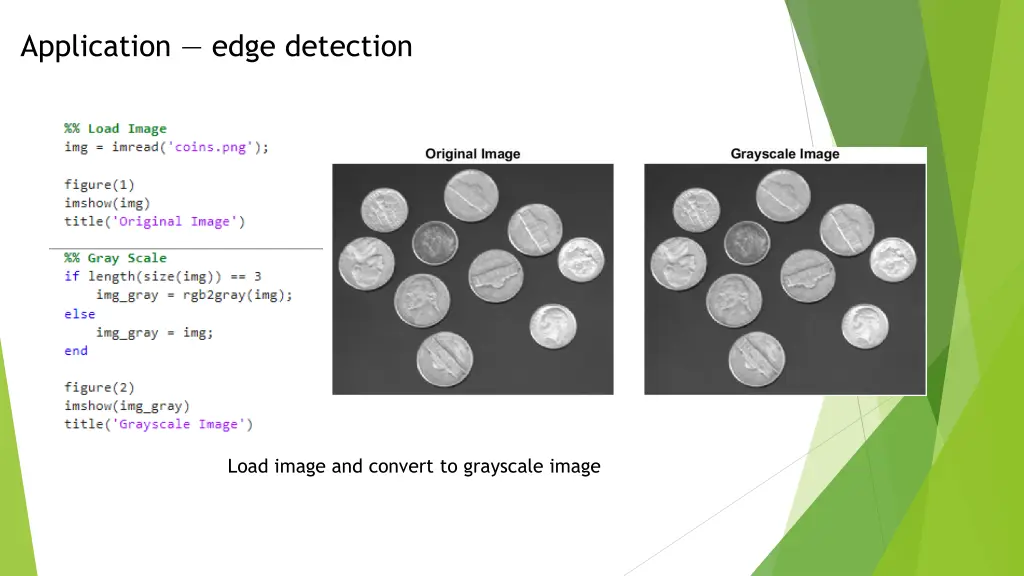 application edge detection